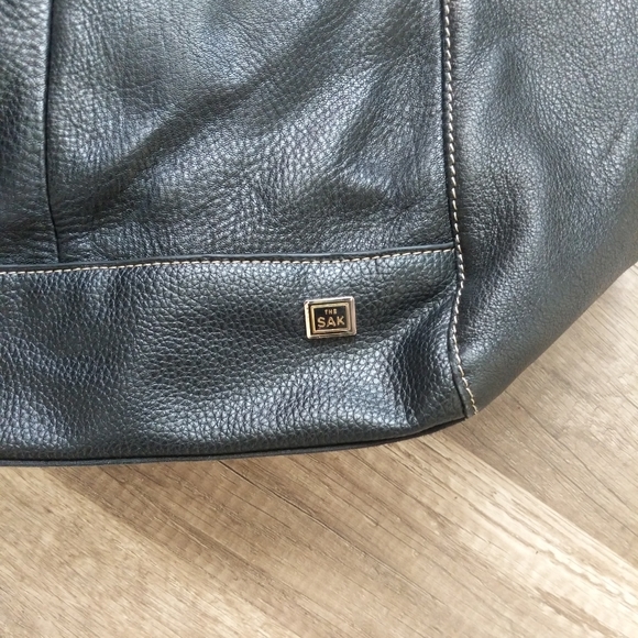The sak black soft leather shoulder purse - Picture 7 of 8